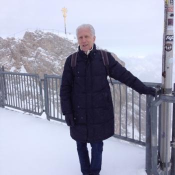 Harvey Burns, Rolfing practitioner, in a candid portrait